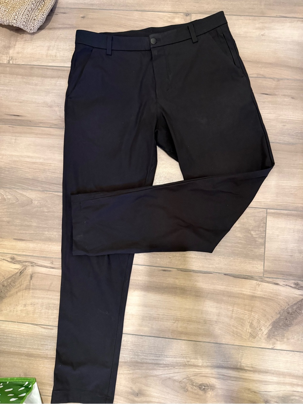 lululemon athletica Men's Black Slim Chino Pants